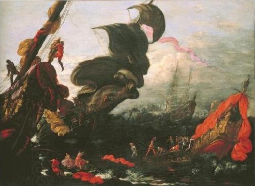 Agostino Tassi Naufragio della flotta di Enea oil painting picture